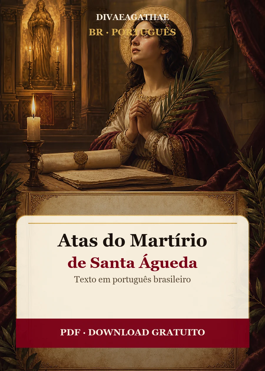 Copertina Atas do Martirio de Santa Agata