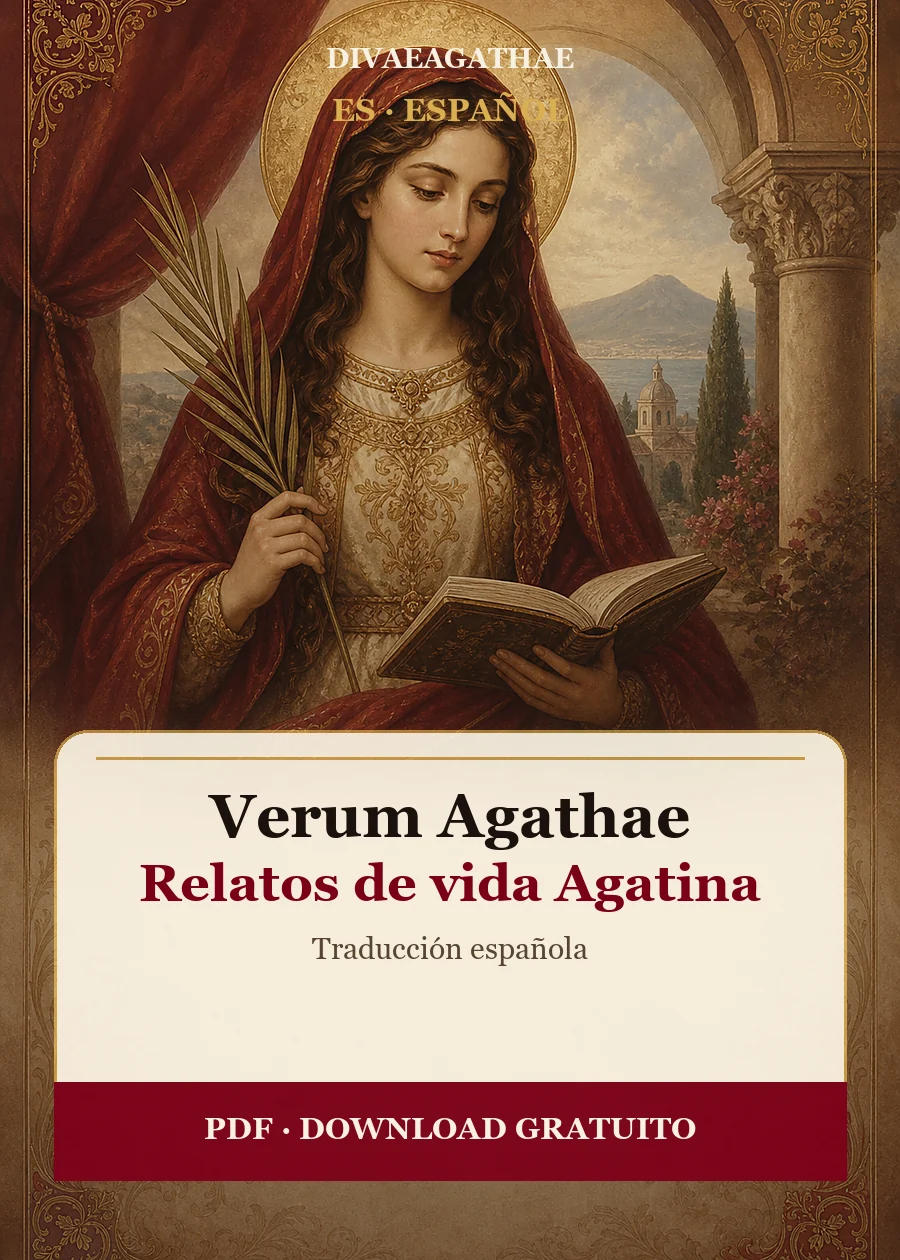 Copertina Verum Agathae - Relatos de vida agatina