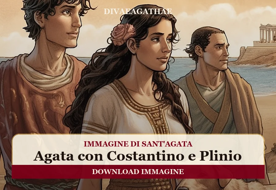 Anteprima Agata con Costantino e Plinio