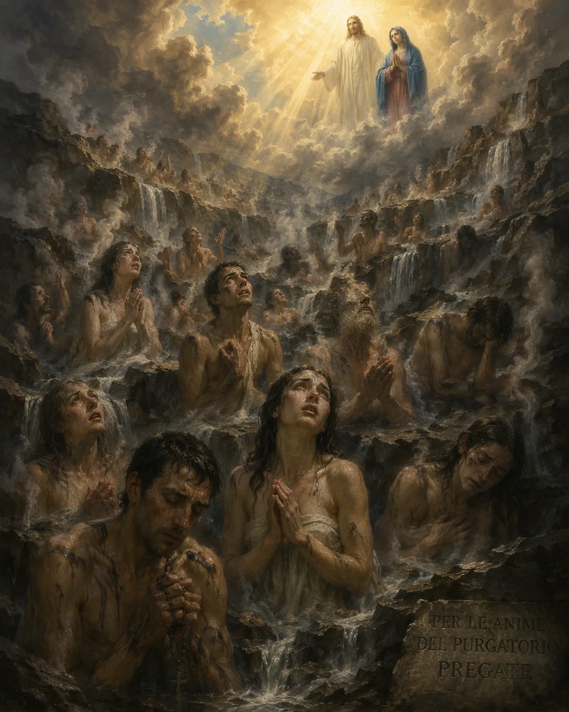 Immagine devozionale per la preghiera per i defunti
